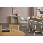 Temple &amp; Webster 64.5cm Elsa Upholstered Barstools