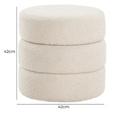 Temple &amp; Webster Cosy Teddy Storage Ottoman