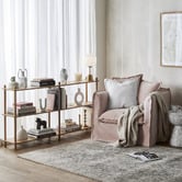 Temple &amp; Webster Banjo 3 Tier Long Bookshelf