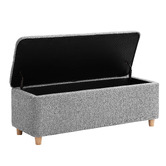 Temple &amp; Webster Milo Storage Ottoman Bench