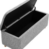 Temple &amp; Webster Milo Storage Ottoman Bench