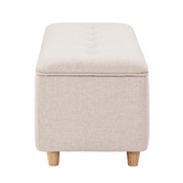 Temple &amp; Webster Milo Storage Ottoman Bench