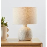 Temple &amp; Webster Maya Ceramic &amp; Jute Table Lamps