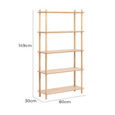 Temple &amp; Webster Banjo 5 Tier Bookcase