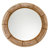 Temple &amp; Webster Tulum Round Rattan Mirror