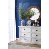 Temple &amp; Webster Tulum Round Rattan Mirror