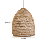 Temple &amp; Webster Milo Woven Rattan Pendant Light