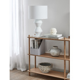 Temple &amp; Webster Natural Banjo 3 Tier Long Bookshelf