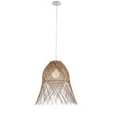 Temple &amp; Webster Coco Rattan Weave Pendant Light