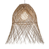 Temple &amp; Webster Coco Rattan Weave Pendant Light