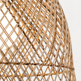 Temple &amp; Webster Coco Rattan Weave Pendant Light