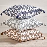 Temple & Webster Nyle Cotton Cushion with Tassels