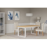 Temple &amp; Webster White Hamptons Small Closed Bookshelf