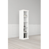 Temple &amp; Webster White Hamptons Small Closed Bookshelf