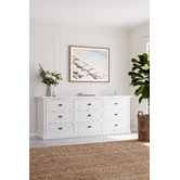 Temple &amp; Webster Hamptons 9 Drawer Chest