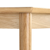 Temple &amp; Webster Dion Herringbone Oak Wood Dining Table