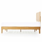 Temple &amp; Webster Natural Beckham Wooden Queen Bed