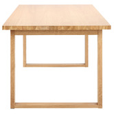 Temple &amp; Webster Oak Ski-Leg Dining Table