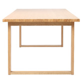 Temple &amp; Webster Oak Ski-Leg Dining Table