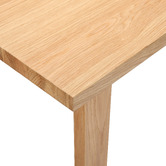 Temple &amp; Webster Oak Ski-Leg Dining Table