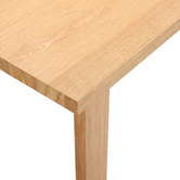 Temple &amp; Webster Oak Ski-Leg Dining Table