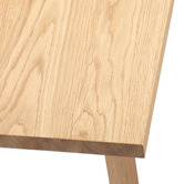 Temple &amp; Webster Oak Ski-Leg Dining Table