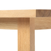 Temple &amp; Webster Oak Ski-Leg Dining Table