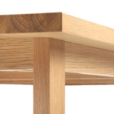 Temple &amp; Webster Oak Ski-Leg Dining Table