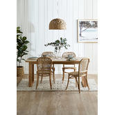 Temple &amp; Webster Oak Ski-Leg Dining Table