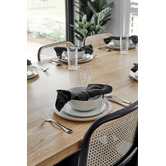 Temple &amp; Webster Oak Ski-Leg Dining Table