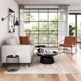 Temple &amp; Webster Palatine Round Steel Coffee Table