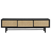Temple &amp; Webster 180cm Black Inari TV Unit