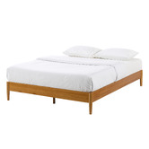 Temple &amp; Webster Ruby Pine Wood Platform Bed