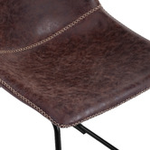 Temple &amp; Webster Phoenix Vintage-Style Faux Leather Dining Chairs