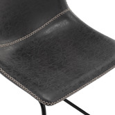 Temple &amp; Webster Phoenix Vintage-Style Faux Leather Dining Chairs
