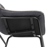 Temple &amp; Webster Phoenix Vintage-Style Faux Leather Dining Chairs