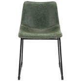 Temple &amp; Webster Phoenix Vintage-Style Faux Leather Dining Chairs