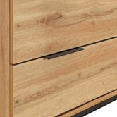 Temple &amp; Webster Oak Finish Jackson Chest of Drawers