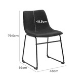 Temple &amp; Webster Phoenix Contemporary Dining Chairs