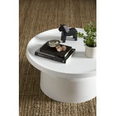 Temple &amp; Webster Palatine Round Steel Coffee Table