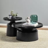 Temple &amp; Webster Palatine Round Steel Coffee Table