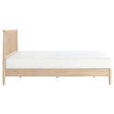 Temple &amp; Webster White Washed Liam Pine Wood Bed