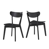 Temple &amp; Webster Larsen Wooden Dining Chairs