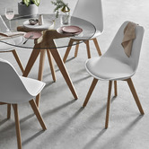 Temple &amp; Webster 4 Seater Anders Dining Table &amp; Nova Dining Chair Set
