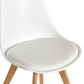 Temple &amp; Webster Nova Beech &amp; Faux Leather Dining Chairs
