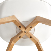Temple &amp; Webster 4 Seater Elodie Round Dining Table &amp; Nova Chair Set