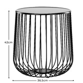Temple &amp; Webster Trevi Wire Side Table