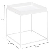 Temple &amp; Webster Como Steel Side Table