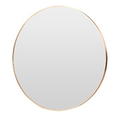 Temple &amp; Webster Tate Round Metal Framed Wall Mirror