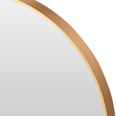 Temple &amp; Webster Tate Round Metal Framed Wall Mirror